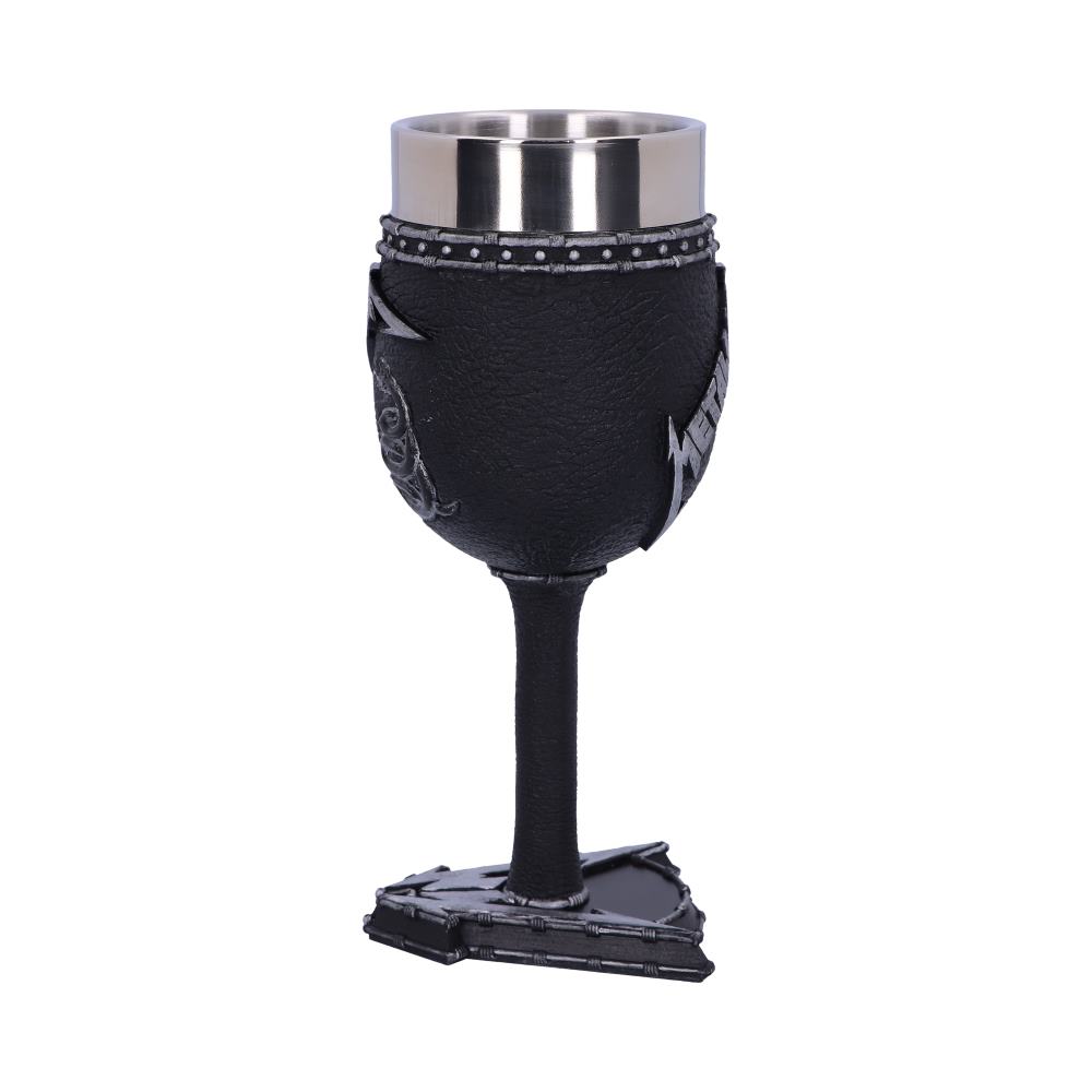 Nemesis Now B5222R0 Offiziell lizenziertes Metallica Black Album Kelch-Weinglas, 18 cm