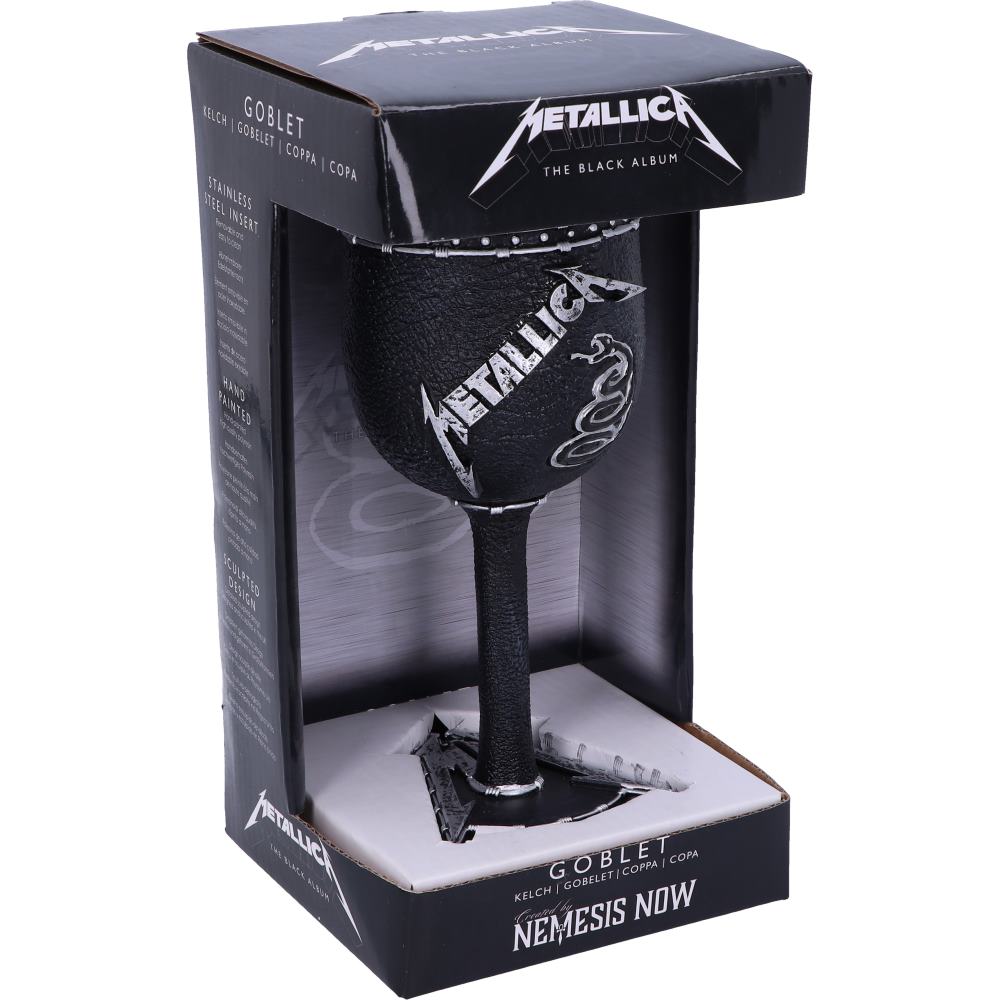 Nemesis Now - Metallica Black Album Goblet Wine Glass B5222R0 7