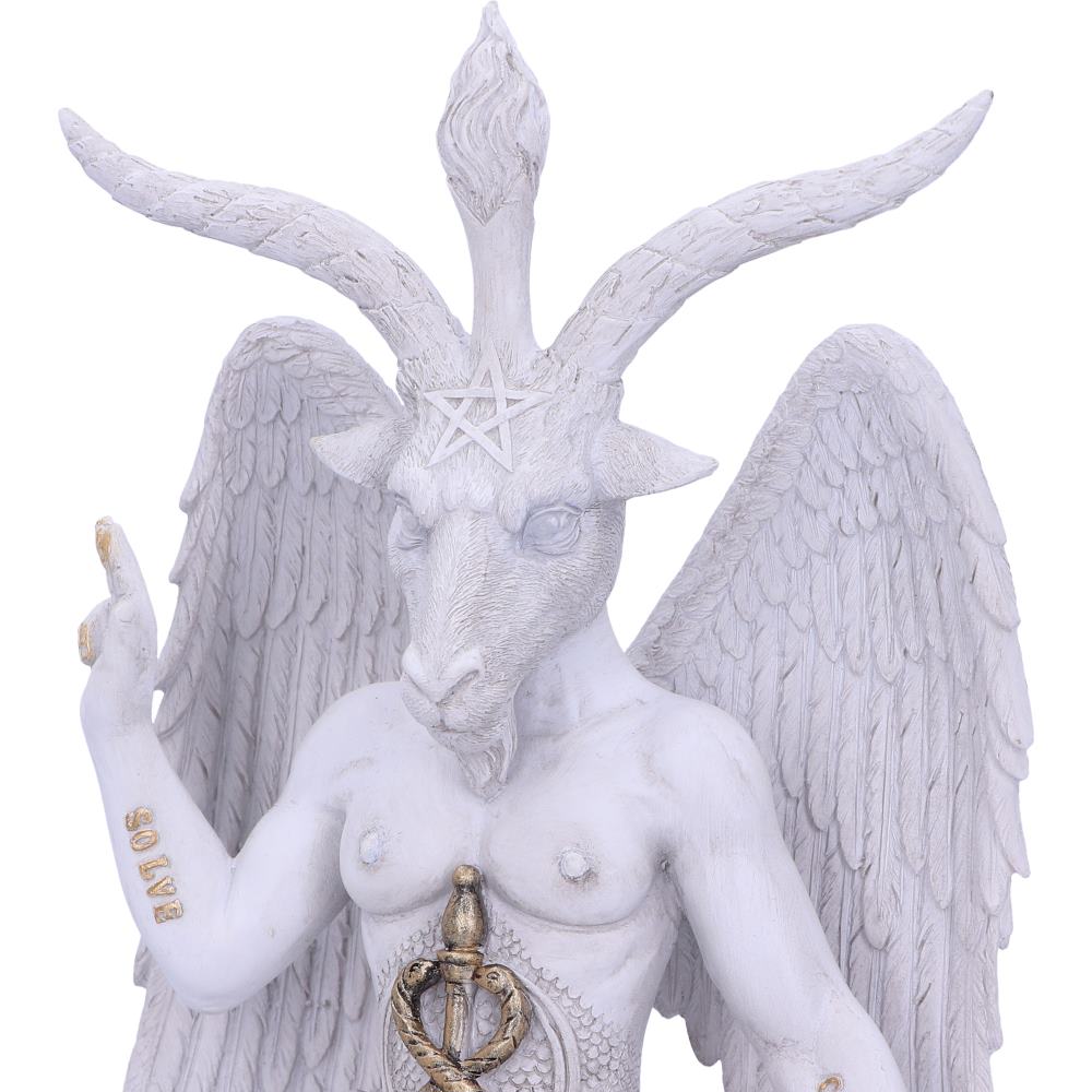 Nemesis Now B5260S0 Dark Lord 26 cm weiße Baphomet-Figur