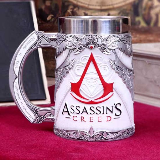 Nemesis Now B5296S0 Offiziell lizenzierter Assassins Creed White Game Krug, Resi