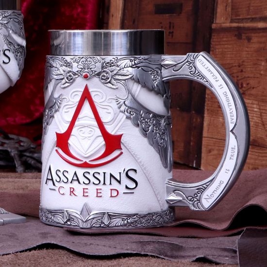 Nemesis Now B5296S0 Offiziell lizenzierter Assassins Creed White Game Krug, Resi