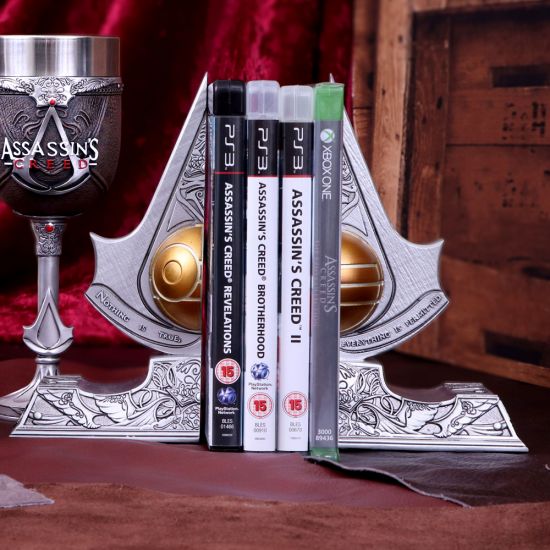 Nemesis Now offiziell lizenzierte Assassin's Creed Apple of Eden Buchstützen aus Kunstharz, S