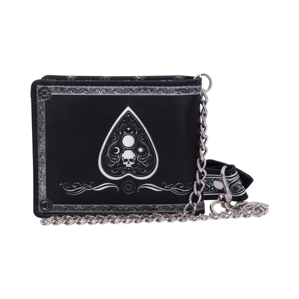 Nemesis Now Spirit Board geprägte Geldbörse Ouija-Geldbörse Schwarz 18,5 cm, 11 cm