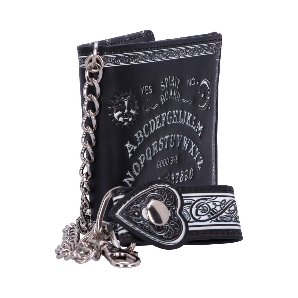 Nemesis Now Spirit Board geprägte Geldbörse Ouija-Geldbörse Schwarz 18,5 cm, 11 cm