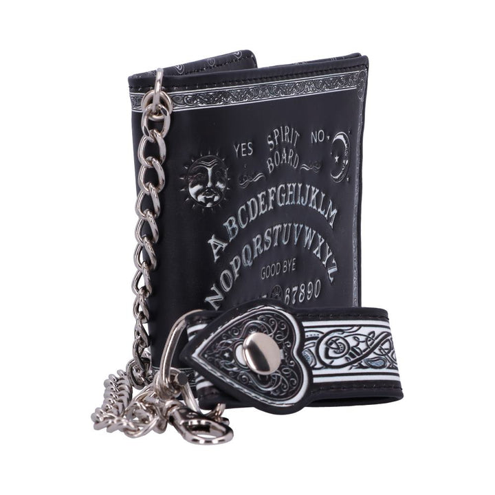 Nemesis Now Spirit Board geprägte Geldbörse Ouija-Geldbörse Schwarz 18,5 cm, 11 cm