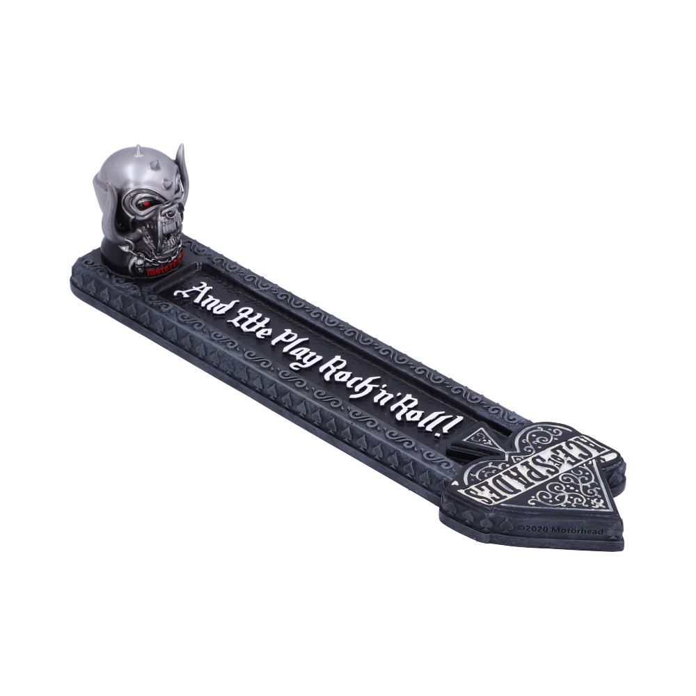 Nemesis Now offiziell lizenzierter Motorhead Warpig Räucherstäbchenhalter, 25,5 cm, Kunstharz, Silber