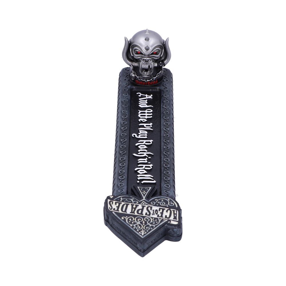 Nemesis Now offiziell lizenzierter Motorhead Warpig Räucherstäbchenhalter, 25,5 cm, Kunstharz, Silber