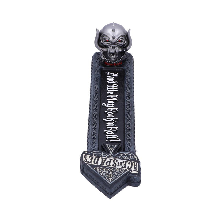 Nemesis Now offiziell lizenzierter Motorhead Warpig Räucherstäbchenhalter, 25,5 cm, Kunstharz, Silber