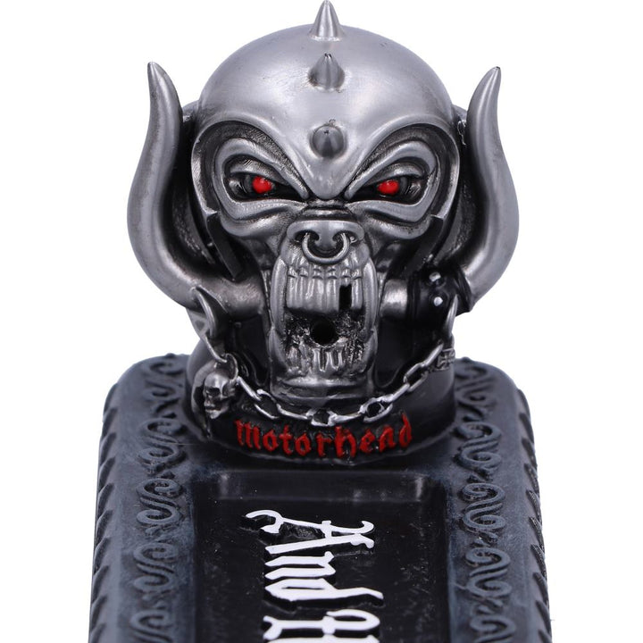 Nemesis Now offiziell lizenzierter Motorhead Warpig Räucherstäbchenhalter, 25,5 cm, Kunstharz, Silber