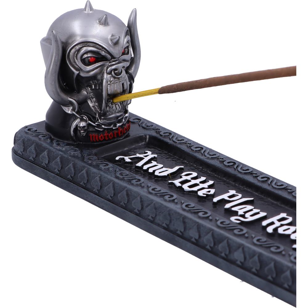 Nemesis Now offiziell lizenzierter Motorhead Warpig Räucherstäbchenhalter, 25,5 cm, Kunstharz, Silber