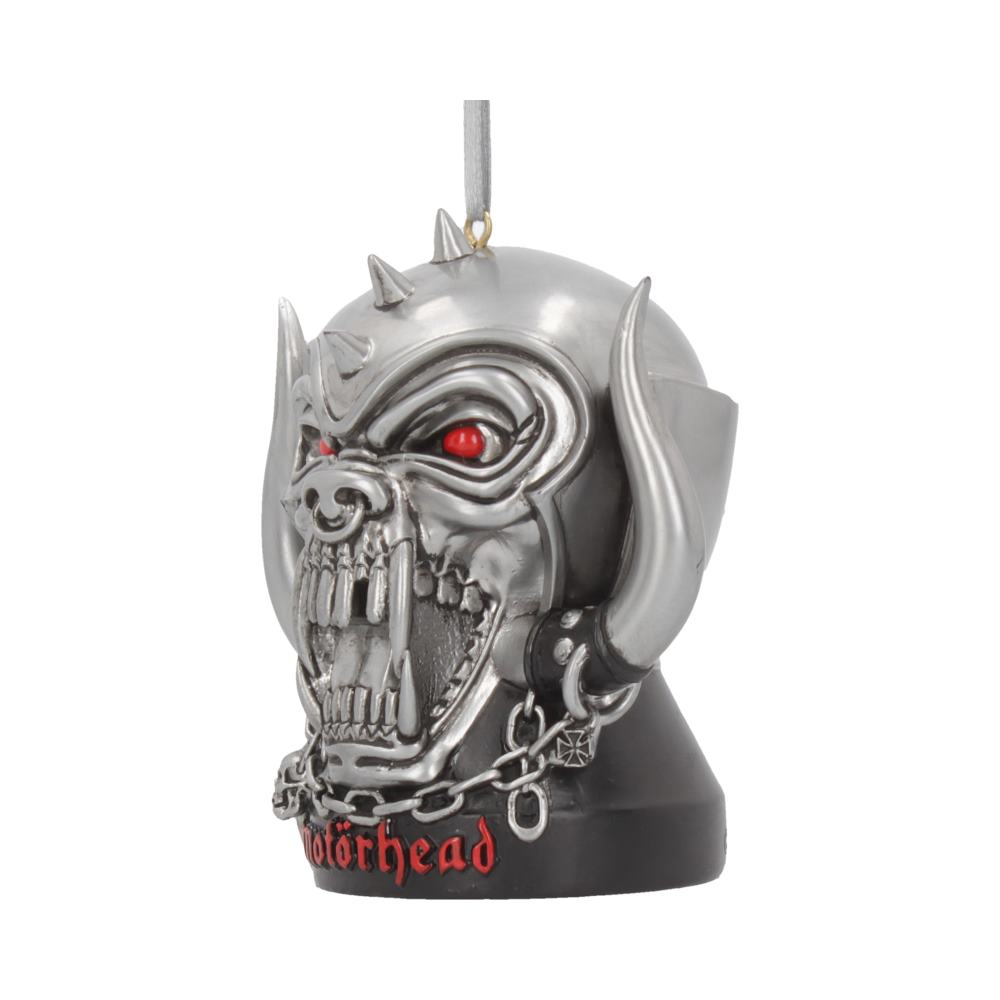 Nemesis Now Officially Licensed Motorhead Warpig Hanging Festive Decorative Ornament, Silver, 9cm