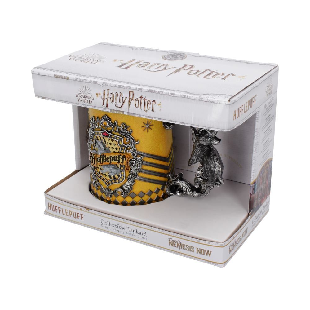 Nemesis Now offiziell lizenzierter Harry Potter Hufflepuff Hogwarts House Sammelkrug, Gelb, 15,5 cm