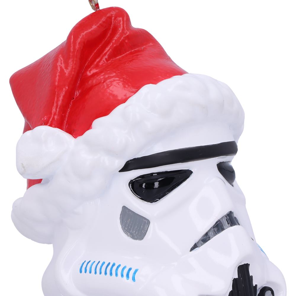 Nemesis Now Stormtrooper Weihnachtsmann-Mütze zum Aufhängen, 8,3 cm, Weiß