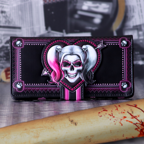 Nemesis Now Little Monster geprägte Geldbörse 18,5 cm, Polyurethan, Pink