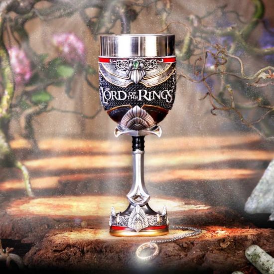 Nemesis Now offiziell lizenzierter Herr der Ringe-Aragorn-Kelch, Silber, 19,5 cm