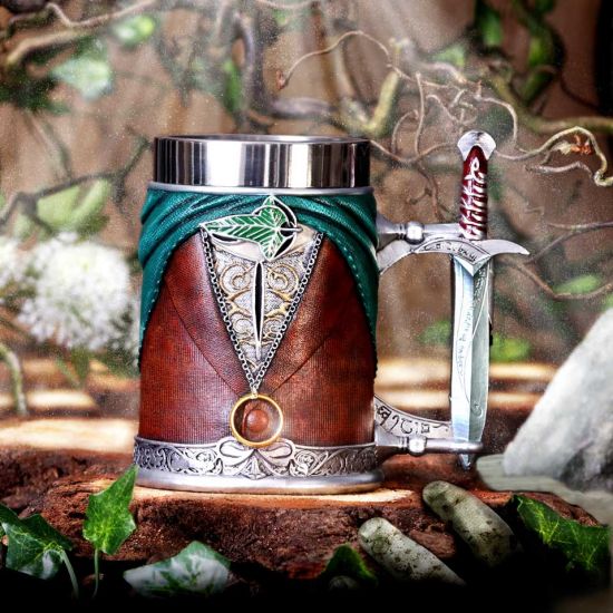 Nemesis Now offiziell lizenzierter Herr der Ringe-Frodo-Krug, braun, 15,5 cm