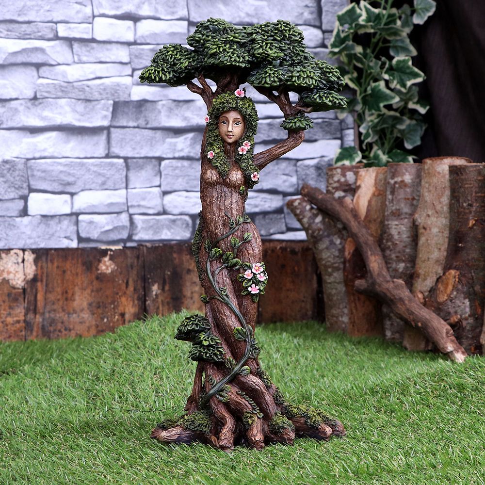 Mutter Natur weiblicher Baumgeist Waldfigur Ornament