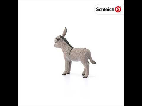 Schleich Donkey Foal 13746 - Individually Hand Painted Figure for Imaginative Play 7