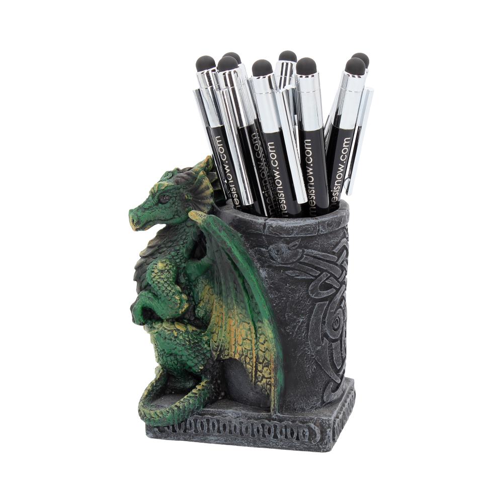 Nemesis NEM2564 Now Green Wyrm Dragon Stifttopfhalter