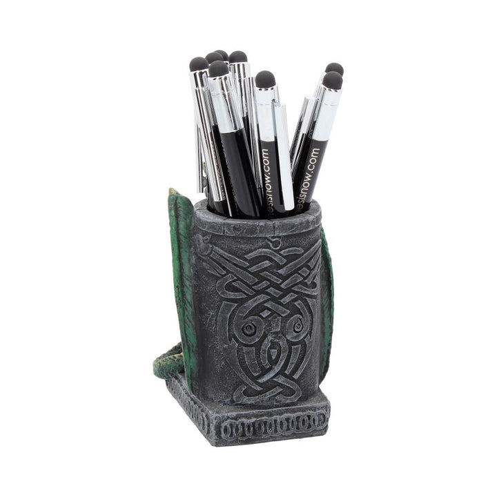 Nemesis NEM2564 Now Green Wyrm Dragon Stifttopfhalter
