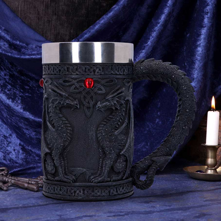 Nemesis Now - Black Wing Tankard Mug