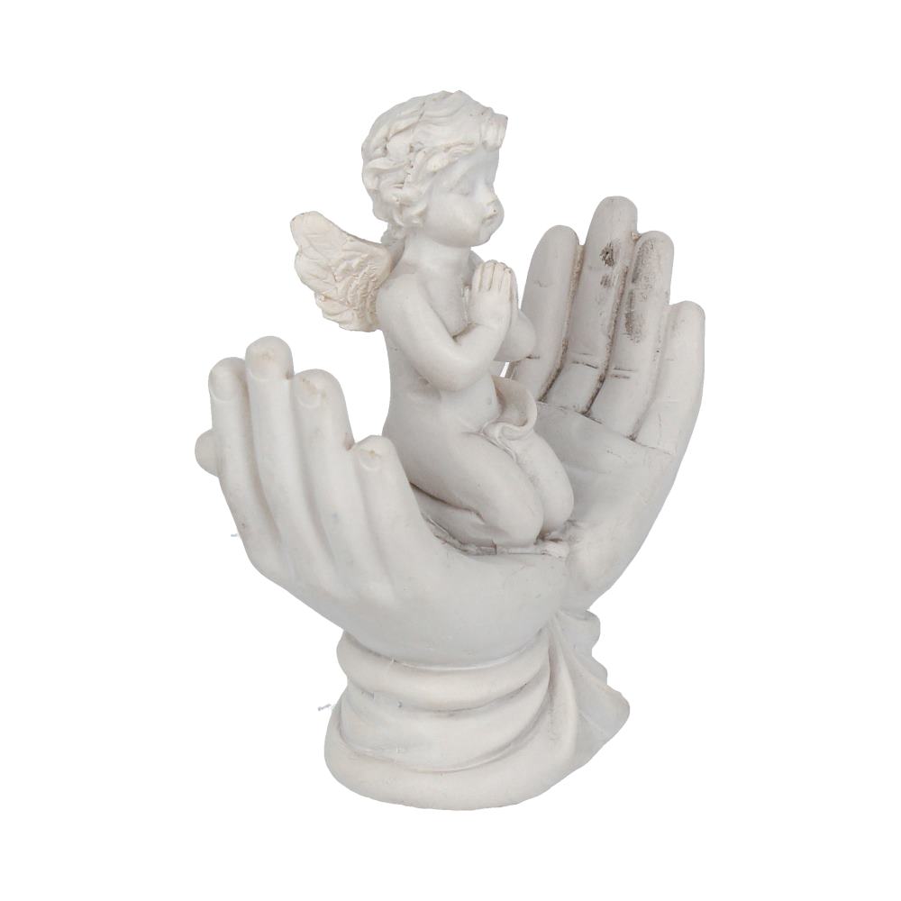 Nemesis Now Raised To Heaven Cherub Figurine - White Resin Angel Statue NEM3997 6