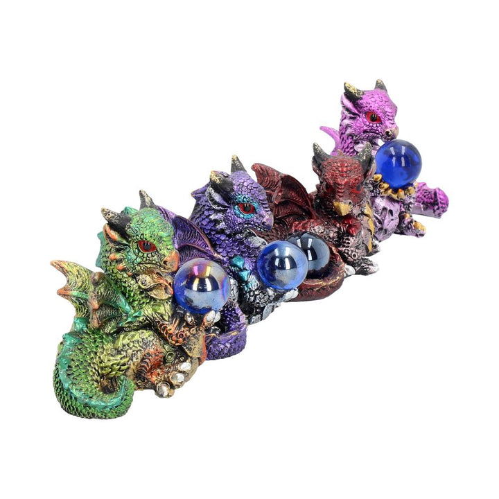 Nemesis Now Hatchling Treasures 4er-Set, 5,5 cm, Kunstharz, mehrfarbig