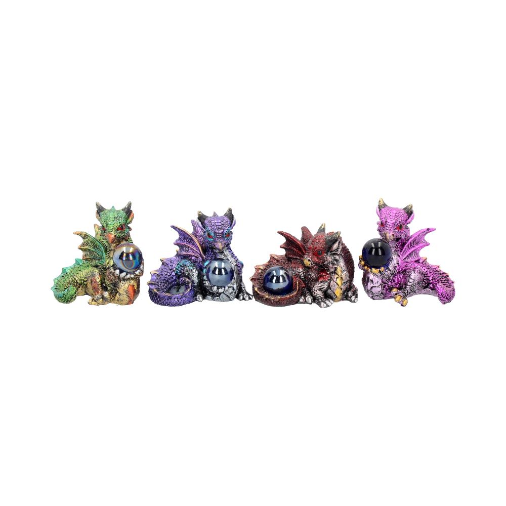 Nemesis Now Hatchling Treasures 4er-Set, 5,5 cm, Kunstharz, mehrfarbig