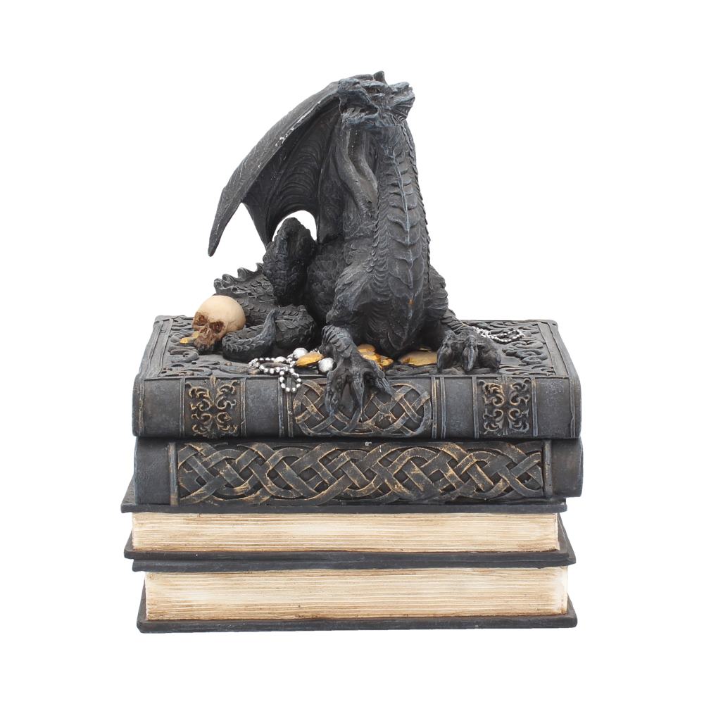 Nemesis Now Secrets Of The Dragon Box 19 cm Schwarz, Harz
