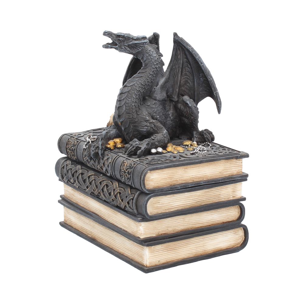 Nemesis Now Secrets Of The Dragon Box 19 cm Schwarz, Harz