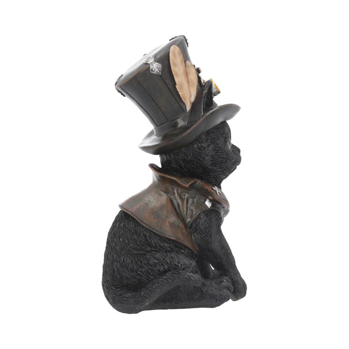 Nemesis Now Cogsmiths Katze 18,5 cm Figur schwarz, Kunstharz
