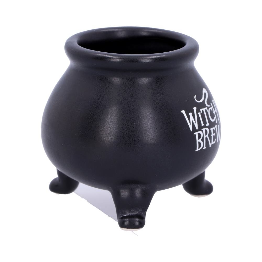 Nemesis Now Witch's Brew Pot (4er-Set), Schwarz, 7 cm
