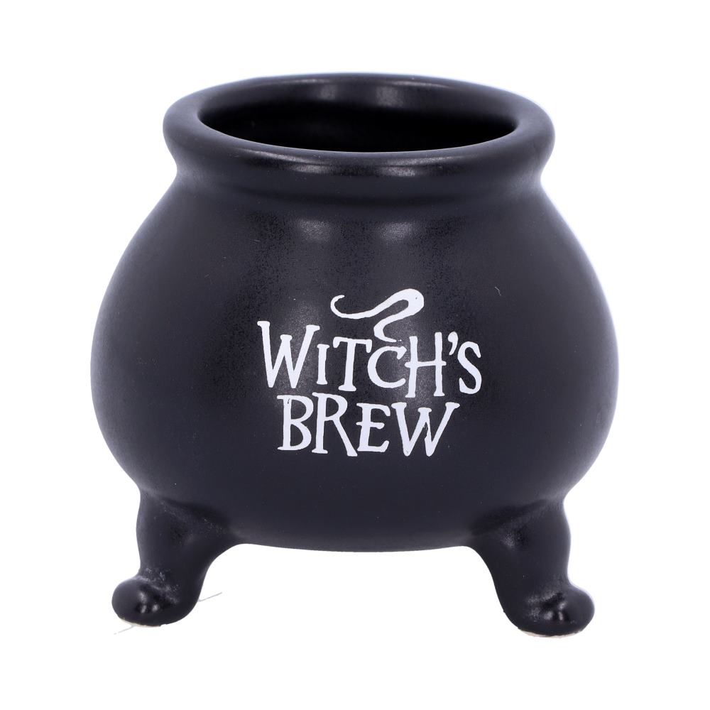 Nemesis Now Witch's Brew Pot (4er-Set), Schwarz, 7 cm