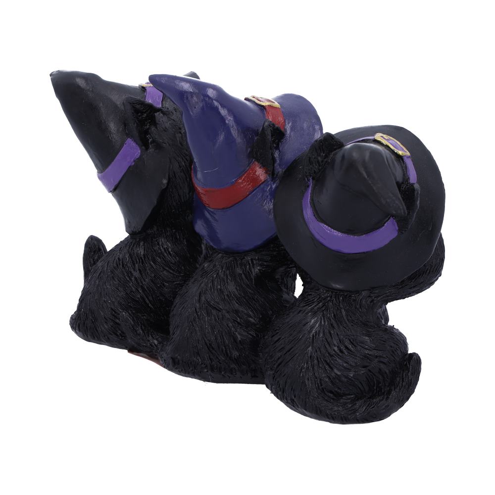 Nemesis Now Drei weise schwarze Katzen, vertraute Figur, nicht sehen, nicht hören, nicht sprechen