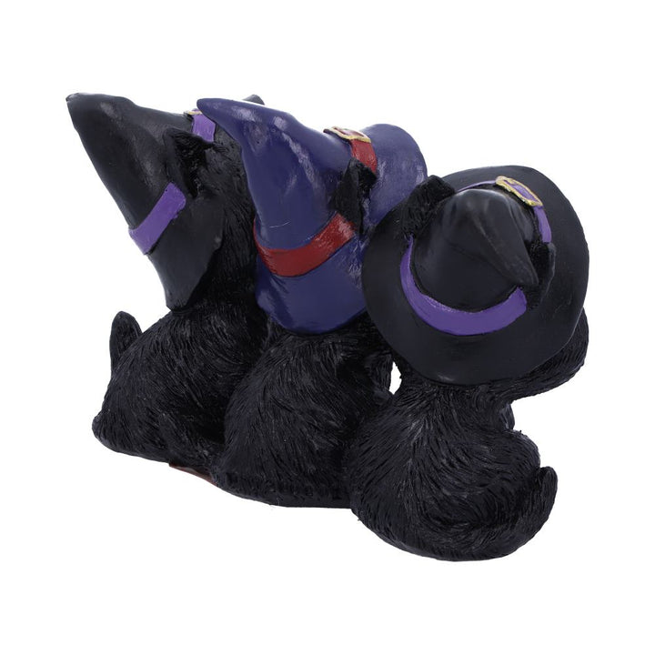 Nemesis Now Drei weise schwarze Katzen, vertraute Figur, nicht sehen, nicht hören, nicht sprechen