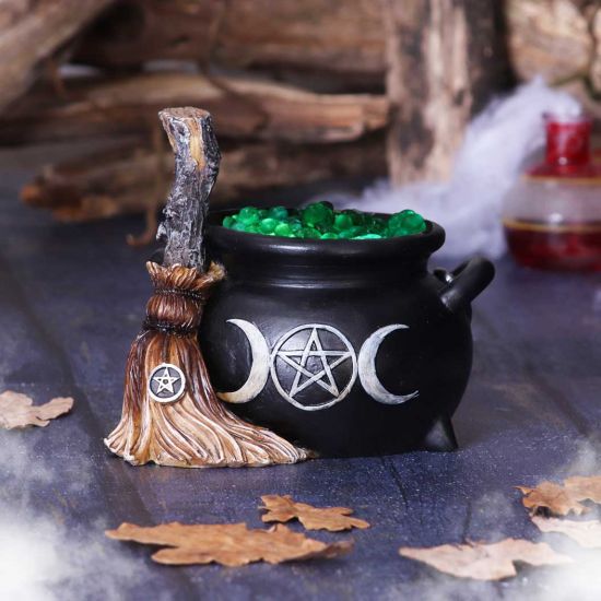 Nemesis Now Bubbling Cauldron 14,5 cm, Schwarz
