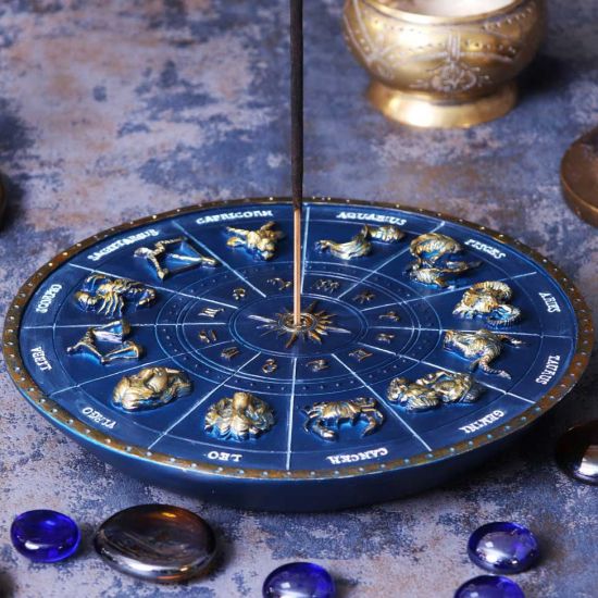 Nemesis Now Zodiac Räuchergefäß 16,5 cm, Blau